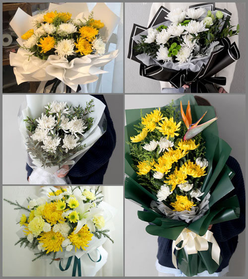 广东江门市台山市白沙镇朗溪村白事花束代送